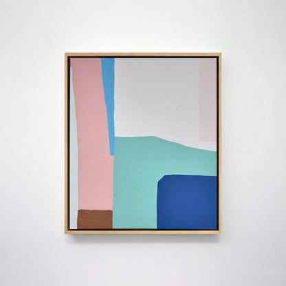 CABAÑA 25004 / Obra de arte abstracto original de Cecilio Espejo