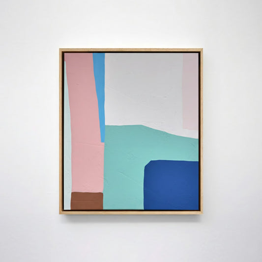 CABAÑA 25004 / Obra de arte abstracto original de Cecilio Espejo