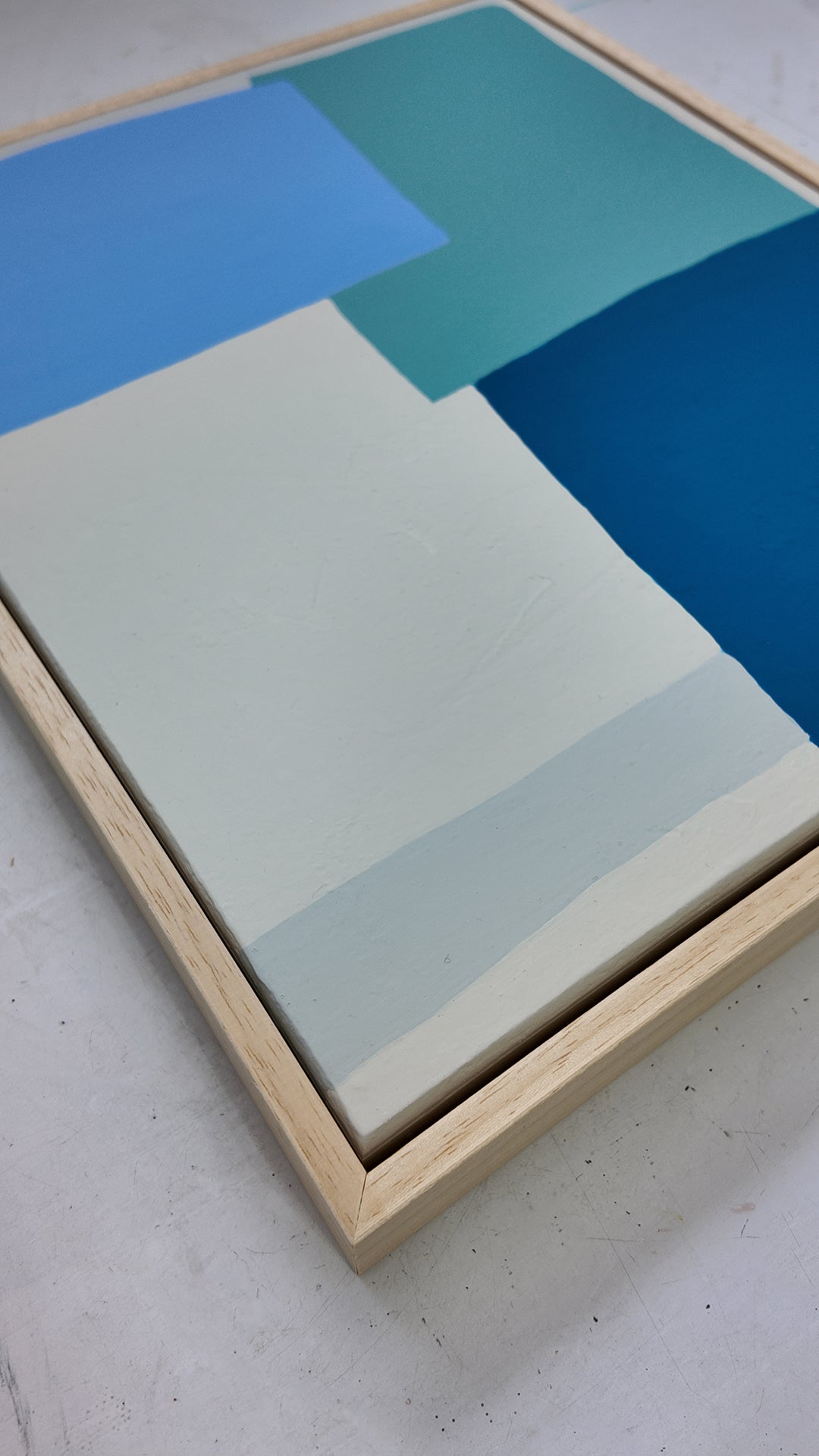 CLIFFS OF MOHER 25003 / Obra de arte abstracto original de Cecilio Espejo