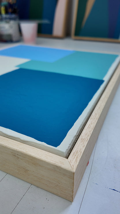 CLIFFS OF MOHER 25003 / Obra de arte abstracto original de Cecilio Espejo