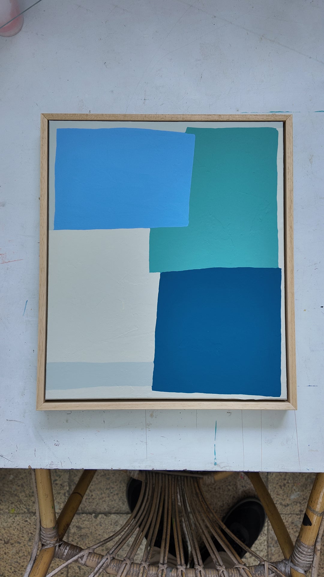 CLIFFS OF MOHER 25003 / Obra de arte abstracto original de Cecilio Espejo