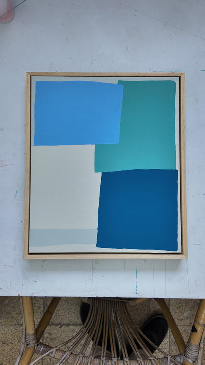 CLIFFS OF MOHER 25003 / Obra de arte abstracto original de Cecilio Espejo