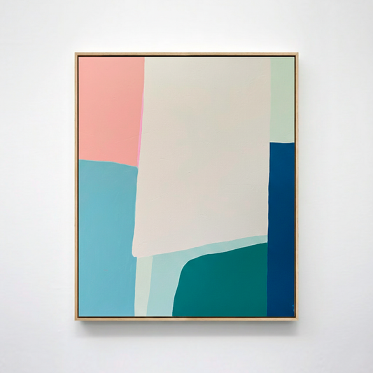 ESTRUCTURAS 25009 / Obra de arte abstracto original de Cecilio Espejo