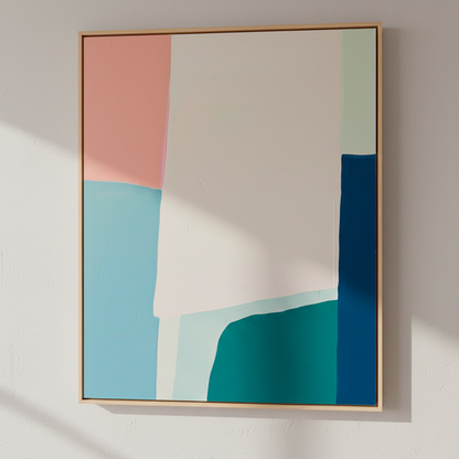 ESTRUCTURAS 25009 / Obra de arte abstracto original de Cecilio Espejo